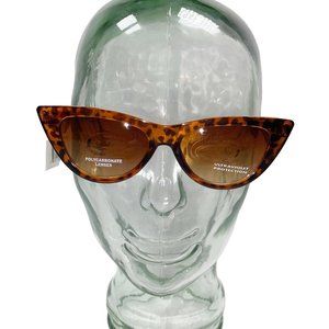 Brown Tortoise Acetate Sunglasses Leopard